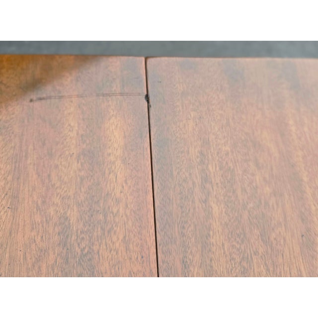 Pair of Vintage Baker Furniture Federal Style Inlaid Mahogany Card Tables For Sale - Image 16 of 17