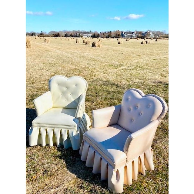 A Boudoir Sweetheart Chair Attributed to LoveShackFancy For Sale - Image 4 of 11