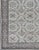 Midcentury gray-colored Turkish Oushak rug with stylized floral design, Keivan Woven Arts /rug en-140563, country of...