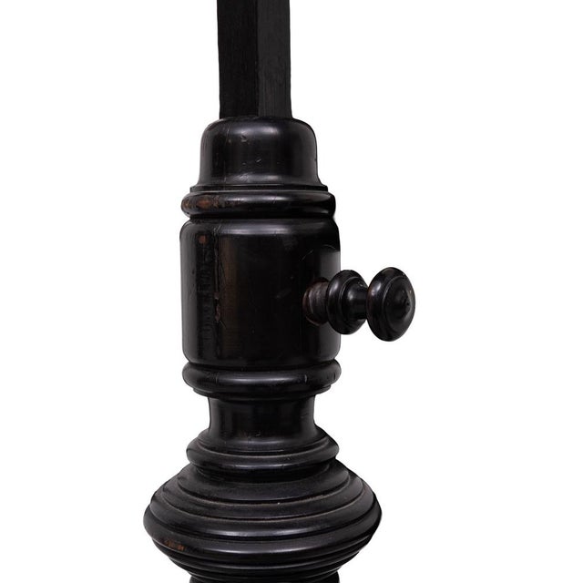 Antique Victorian Ebonized Duet Music Stand in Wood, 1880s For Sale - Image 9 of 10
