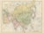Antique Map of Asia with Political Divisions Blacks Atlas, 1884 For Sale