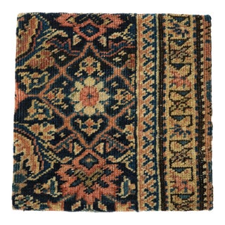 Decorative Cork Board Antique Fereghan Rug Fragment Art For Sale