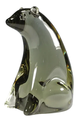 Great Murano Sculpture of a Bear Designed by Livio Seguso Ca. 1970ties