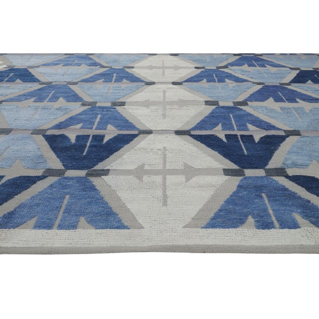 Early 21st Century Contemporary High-Low Texture Area Rug, 10'06 X 14'05 For Sale - Image 5 of 11