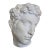 Mid Century Studio Plaster Cast Head of David Wall Sculpture Bust For Sale