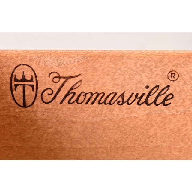 Thomasville French Provincial Louis XV Carved Cherry Wood Chest of Drawers For Sale - Image 9 of 16