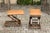 Mid 19th Century Pair of English Wooden Metamorphic Footstools with Leather Tops, circa 1860 For Sale - Image 5 of 12