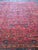 Textile Antique Persian Lavar Kerman Oriental Carpet, Handmade, Red, Ivory, Light Blue For Sale - Image 7 of 13