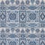 Schumacher Crowley Epingle Fabric in Blue For Sale