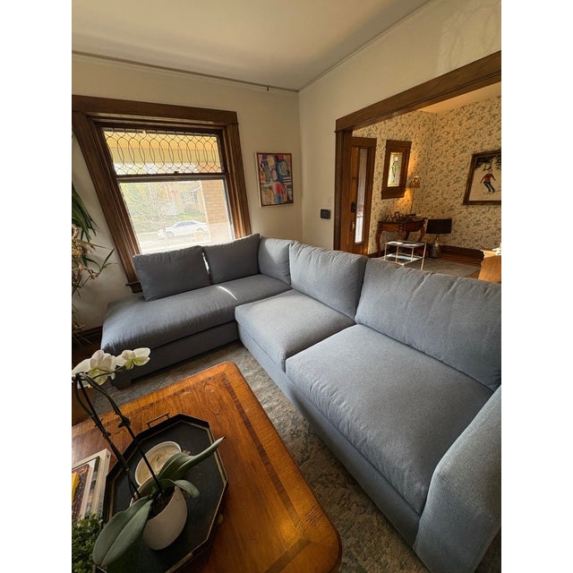It absolutely pains me to be selling this stunning, custom Pottery Barn Comfort Sectional in the beautiful Seadrift...