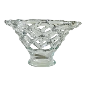 1950s Barovier & Toso Blown Glass Centerpiece Bowl