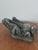 Rare Vintage Hand Carved Stone Garden Sculpture of Aztec Grasshopper For Sale - Image 4 of 12