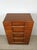 This mid century modern highboy dresser by Heywood Wakefield features hardwood construction, original Amber finish, and...