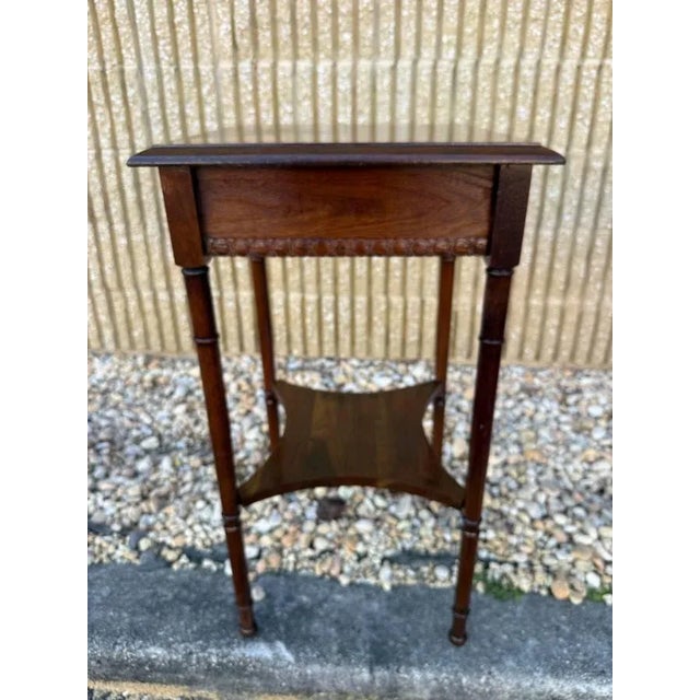 Antique Regency Style 2 Tier Side Table For Sale - Image 14 of 17