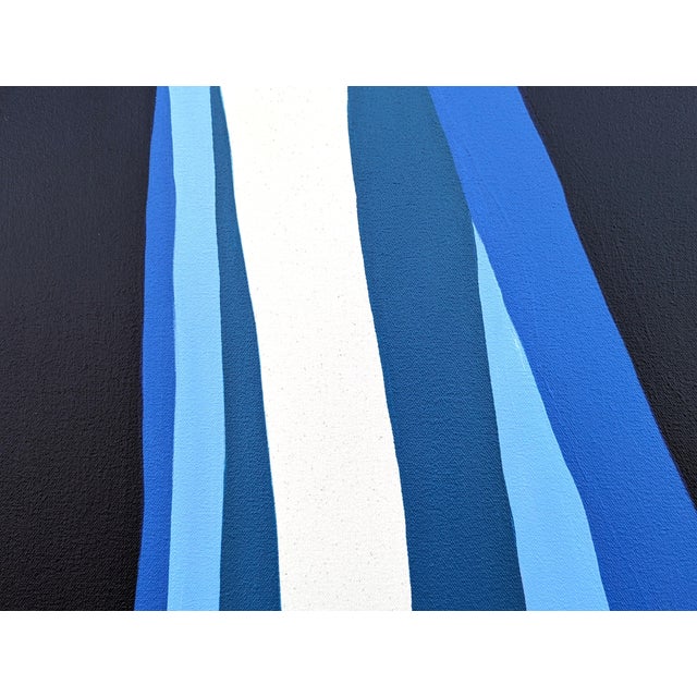 Blue Holland Geibe l"Having Trouble Finding the Words to Describe What I Am Thinking" Abstract, 2022 For Sale - Image 8 of 9