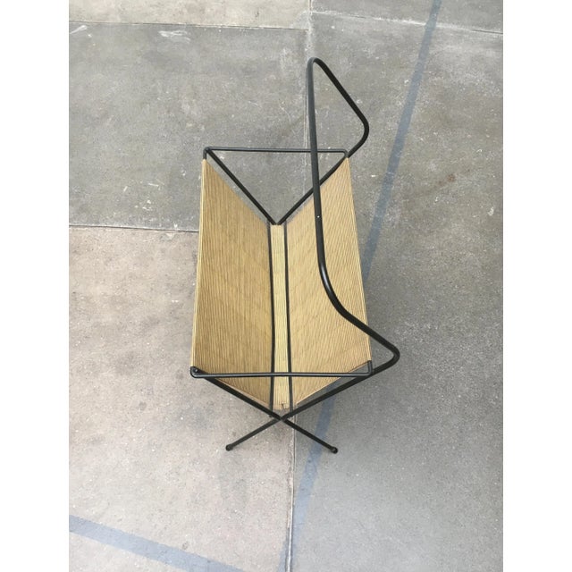 Mid-Century Minimalist Magazine Rack For Sale - Image 11 of 18