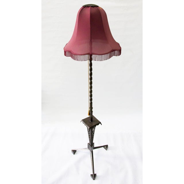 Vintage Art Deco Floor Lamp For Sale - Image 11 of 11