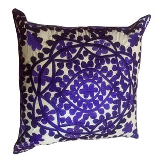 Hand-Woven Moroccan Woolen Pillow For Sale