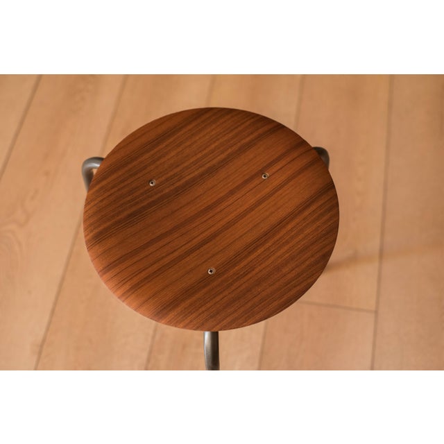 Danish Modern Round Teak Stacking Dot Stool End Table For Sale In Monterey, CA - Image 6 of 17