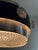 Metal Drum Pendant Lamp with Glass Rosettes, 1960s For Sale - Image 7 of 12