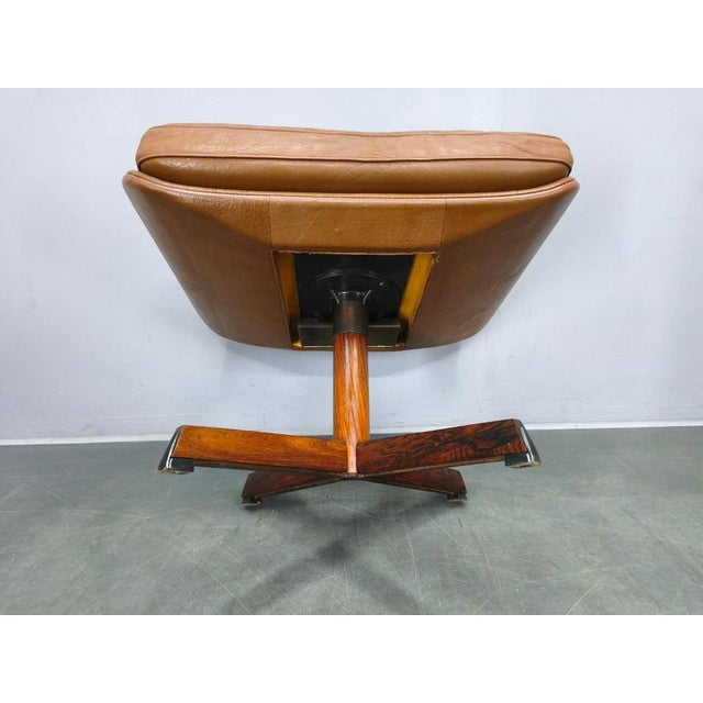 Set of MS68 Lounge Chair and Ottoman by Madsen & Schubell, 1960s For Sale - Image 15 of 18