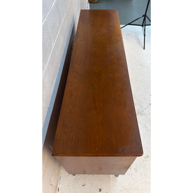Vintage Bassett "Danique" Nine-Drawer Lowboy Dresser For Sale - Image 13 of 15