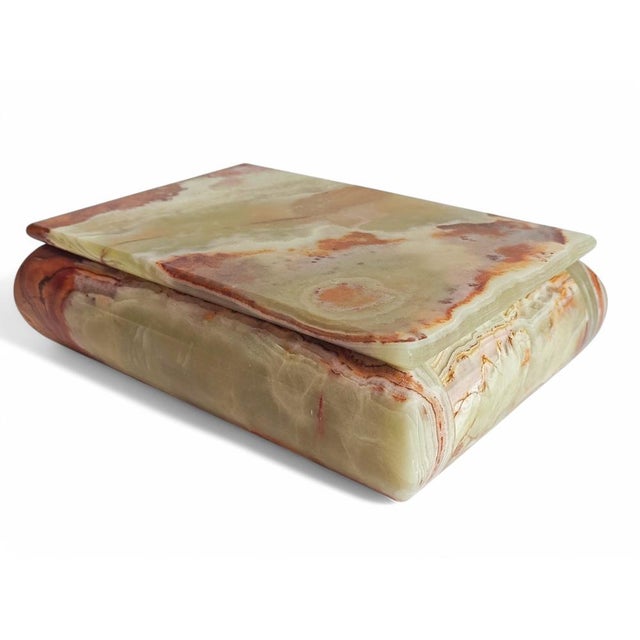 Art Deco Italian Onyx Box, Italy, 1940s For Sale - Image 15 of 18