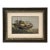 Vintage Embroidery River Vessel Boats Rectangular Framed Art For Sale