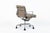 Metal Eames for Herman Miller Taupe Tan Leather Office Chair 2000s For Sale - Image 7 of 12