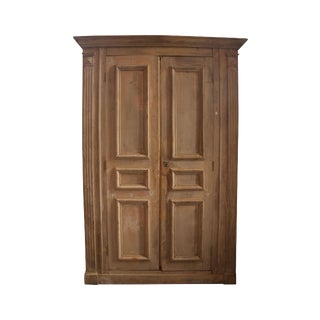 Large French Wardrobe With Removable Shelving For Sale