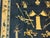 Navy Blue 1880s Navy Blue and Tan Chinoiserie Pattern Floral Antique Chinese Peking Rug For Sale - Image 8 of 8