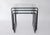 Vintage 80s Postmodern Black Metal & Glass Nesting Tables - Set of 3 For Sale - Image 14 of 17