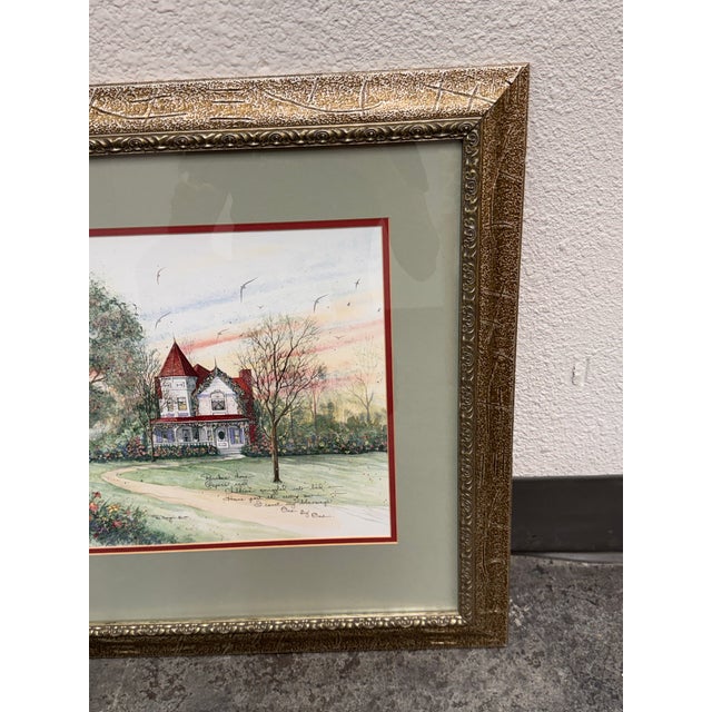 Late 20th Century D. Morgan "I Count My Blessings" Hand Signed Print For Sale - Image 5 of 12