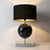 Hollywood Regency Architectural Lamp Glass with Sphere Marble Effect, 1970s For Sale - Image 3 of 11
