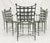 1970s Set of Six Mario Papperzini for Salterini, Iron Lattice Outdoor Armchairs, Attributed For Sale - Image 11 of 18
