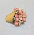 1980s Vintage 1980s Signed Napier Pink Rhinestone Flowers & Faux-Pearls in a Basket Brooch For Sale - Image 5 of 9