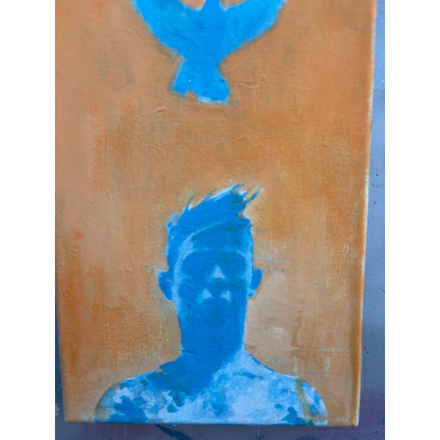 Figurative Original Painting Boy and the Bird (Spirit) by Joseph Christy For Sale - Image 3 of 7