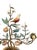 Vintage Italian Tole Espalier / Espaliered Tree Sculpture, Fruit Tree, Bird, Blossoms, & Apples in Scalloped Oval Pot For Sale - Image 4 of 7