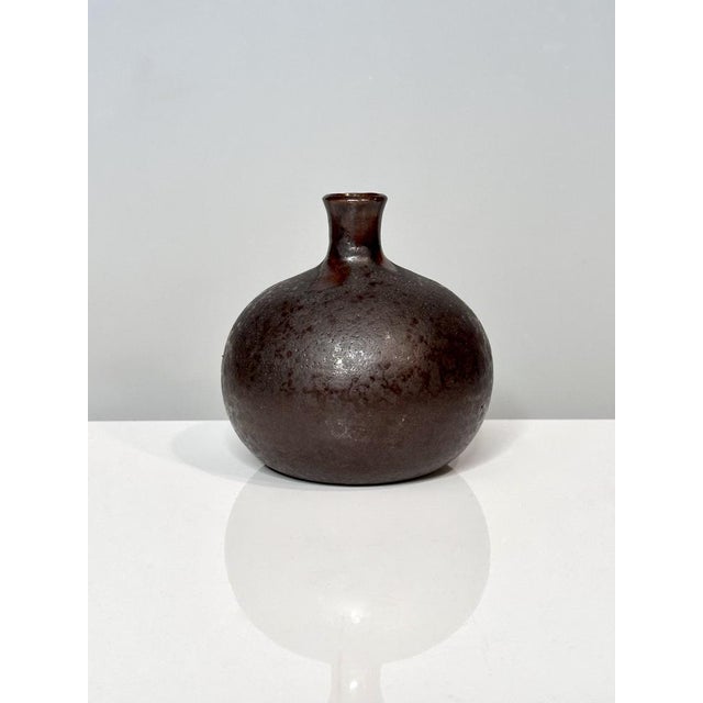 Ceramic Spherical Studio Ceramic Art Vase by Melitta Teubner, 1960s For Sale - Image 7 of 10