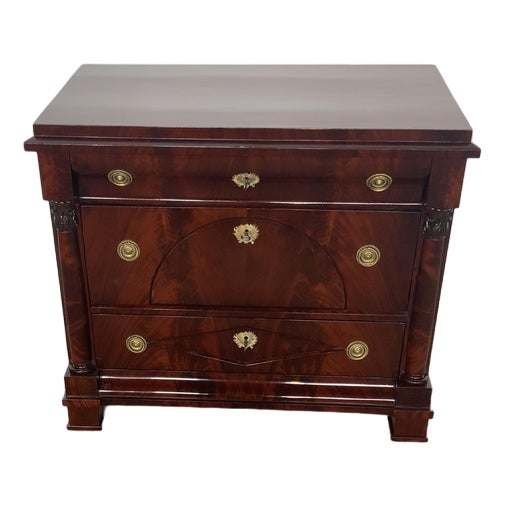 Biedermeier Chest of Drawers in Mahogany, 1820 For Sale