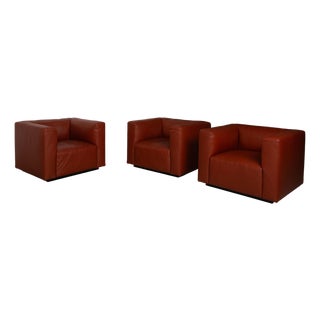 Leather Chairs from Walter Knoll, Set of 3 For Sale