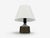 Mid-Century Modern 1960s Swedish Modern, Small Table Lamp, Blue Ceramic, Sweden For Sale - Image 3 of 11