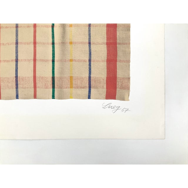 Konrad Lueg, Tea Towel on a Beige Background, 1967, Silkscreen For Sale - Image 7 of 16