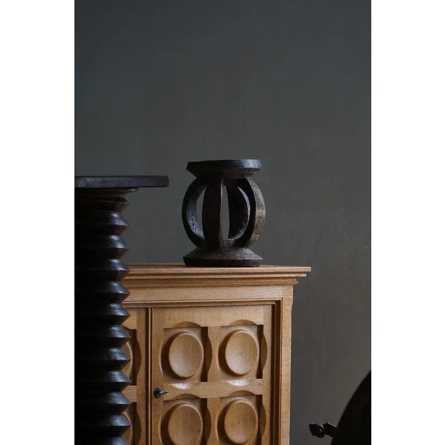 Mid-Century Dogon Stool in Hand-Carved Wood, Mali, 1950s For Sale - Image 4 of 13
