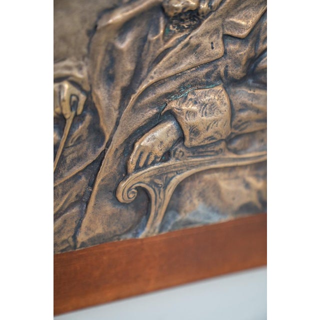Bronze Cast in Bas-Relief by Joshua Carducci, 1835 For Sale - Image 6 of 16