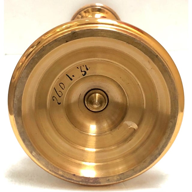 1920s French Alabaster Candlesticks For Sale - Image 5 of 6