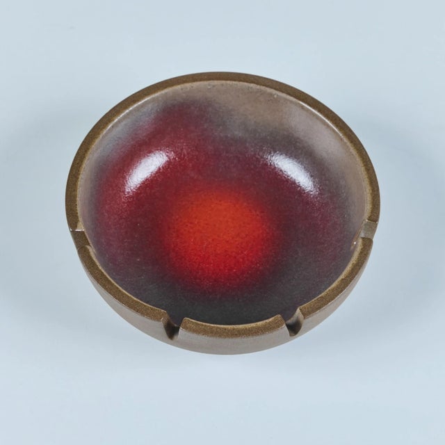 Heath Ceramics Speckle Glazed Ashtray For Sale - Image 9 of 10