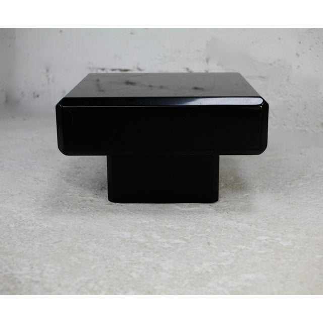 Lacquered Wood Coffee Table with Oblique Sides, France, 1970s For Sale - Image 3 of 18