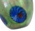 11 1/2" Millefiore Italian Murano Glass Vase With Gold Flecks For Sale - Image 10 of 10