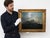 American Sailing Vessel Off Gibraltar, Early 20th Century, Oil Painting on Canvas, Framed For Sale - Image 7 of 11